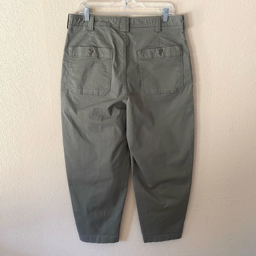 Banana Republic The Barrel Pant in Green Olive - Picture 3 of 11